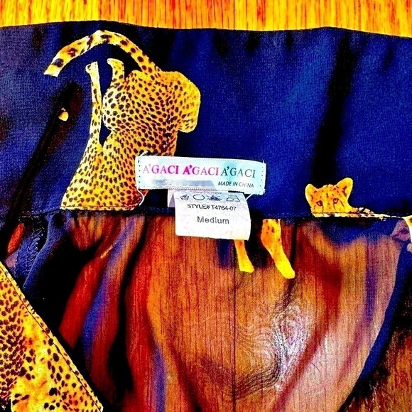 A’gaci New Ladies Sheer Cheetah Print top | So unique! 🤩 - Picture 4 of 12